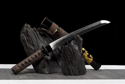 Tanto Yokohama – handgewickelte Tsuka mit traditionellem Menuki