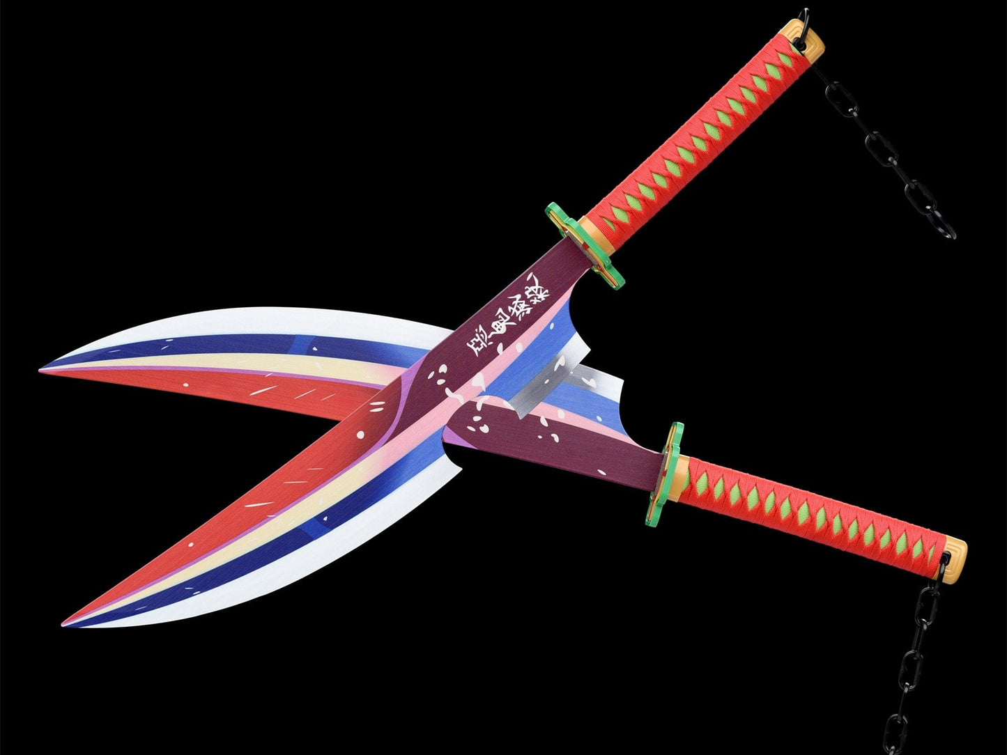 Tengen Uzui x2 Katana – Gesamtansicht