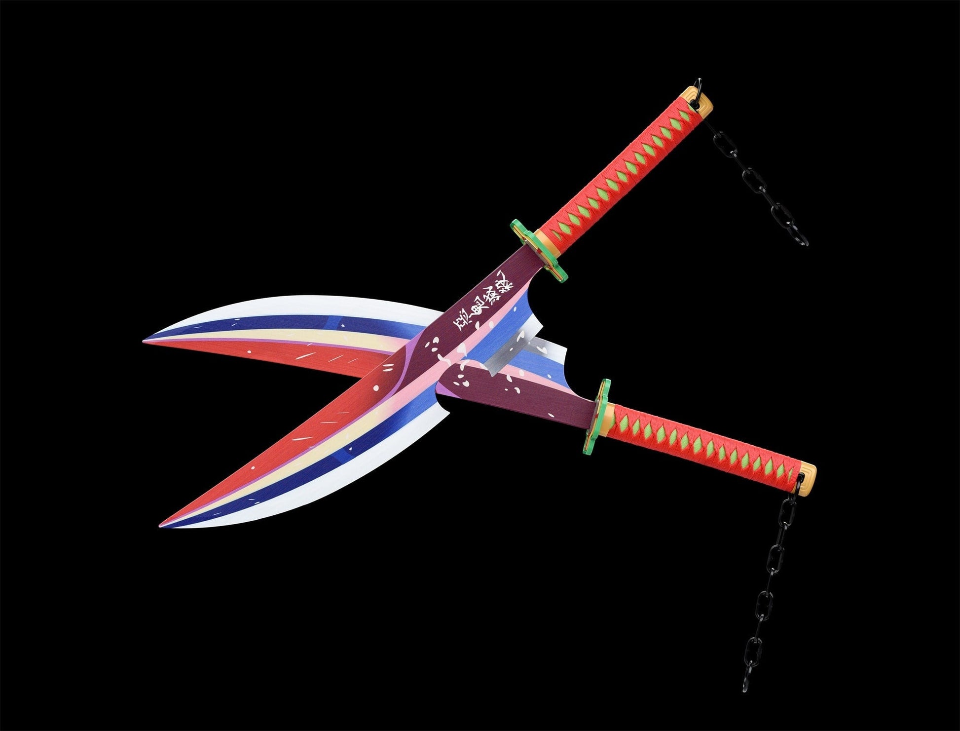 Tengen Uzui x2 Katana – Tsuba-Detail