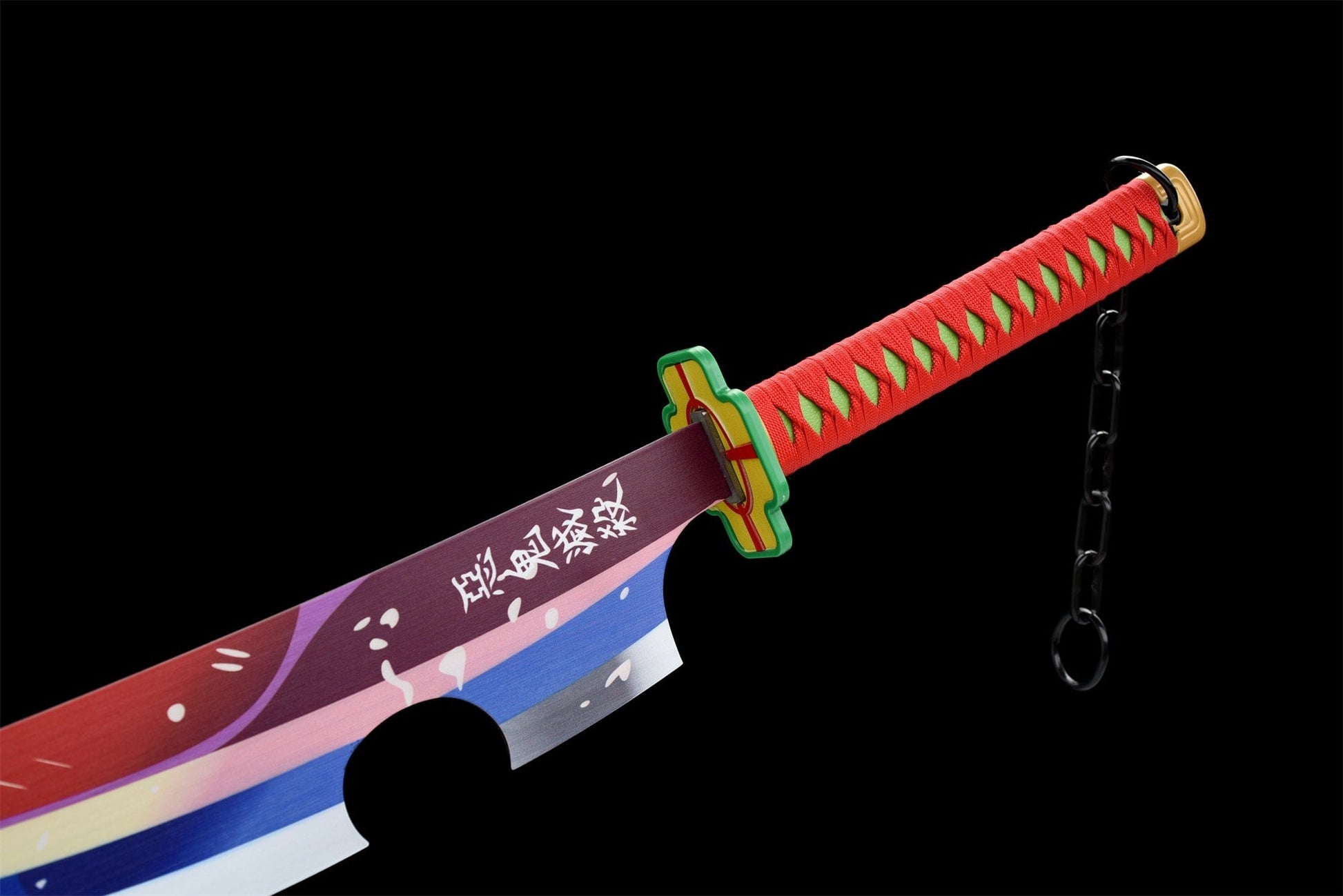 Tengen Uzui x2 Katana – Klingenansicht