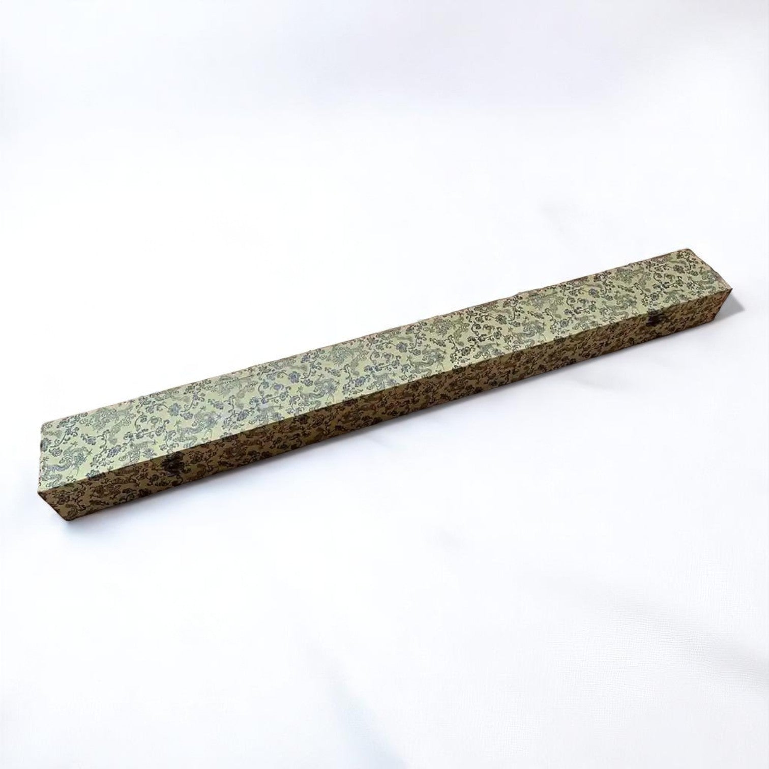 Premium-Katana-Box – Gold mit schwarzen Mustern – Hauptansicht
