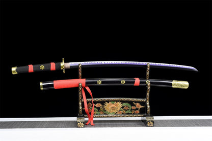 Black Enma Katana-Schwert – Klingenansicht