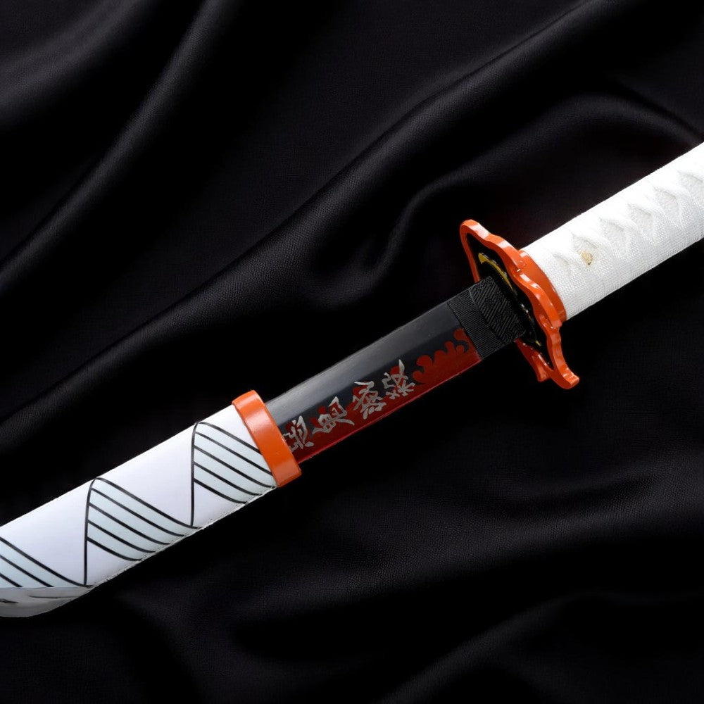 Rengoku Kyojuro Katana-Schwert – Detailansicht