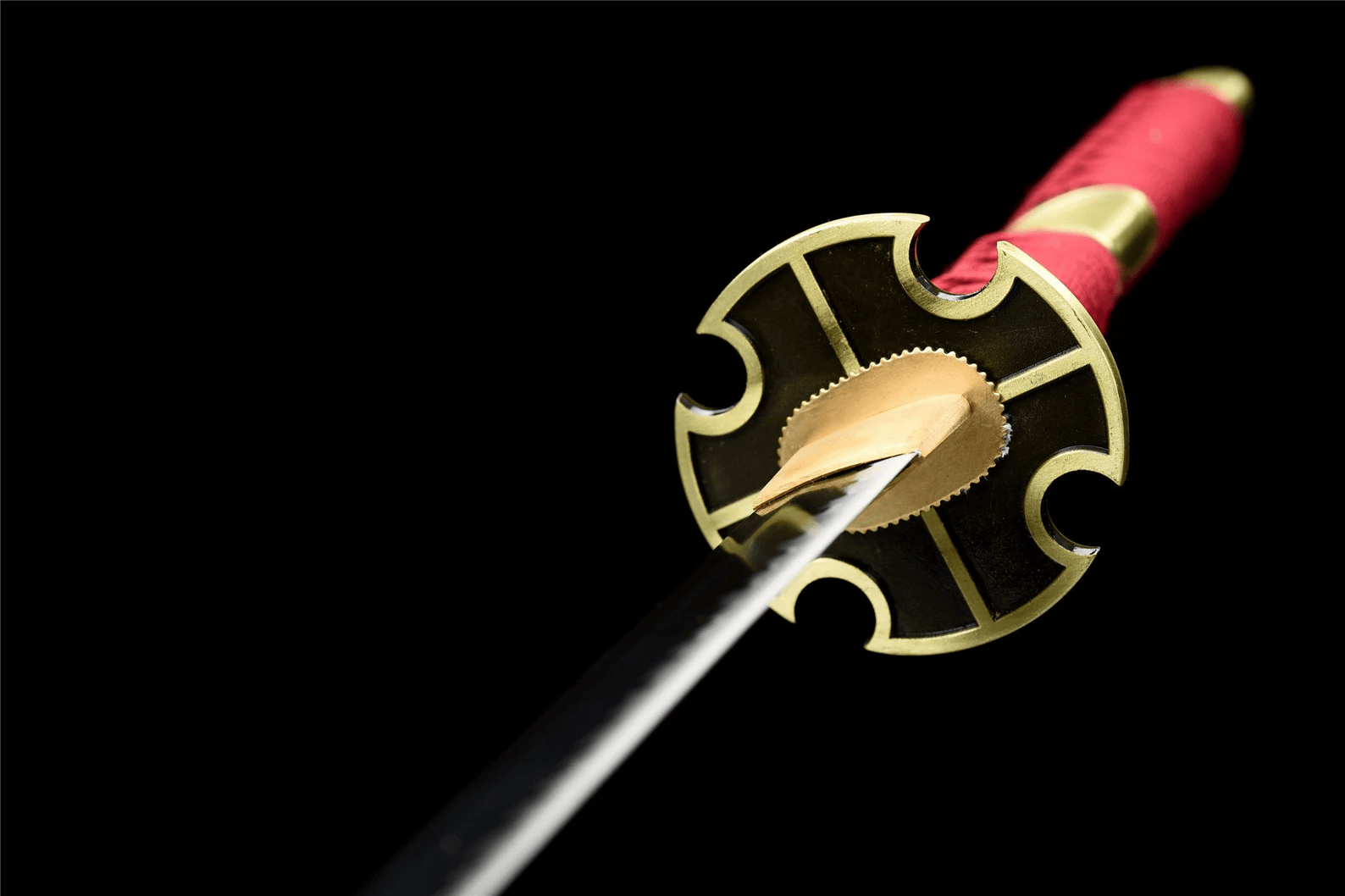Sandai Kitetsu Katana-Schwert – Klingenansicht