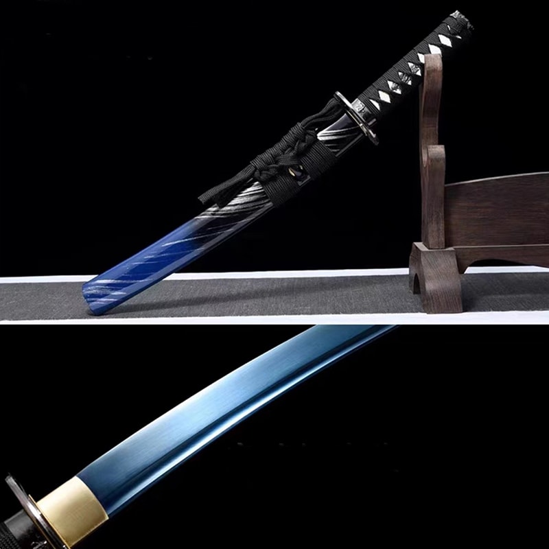 Tanto Shiroi – japanisches Tanto-Messer aus T10-Stahl mit Saya
